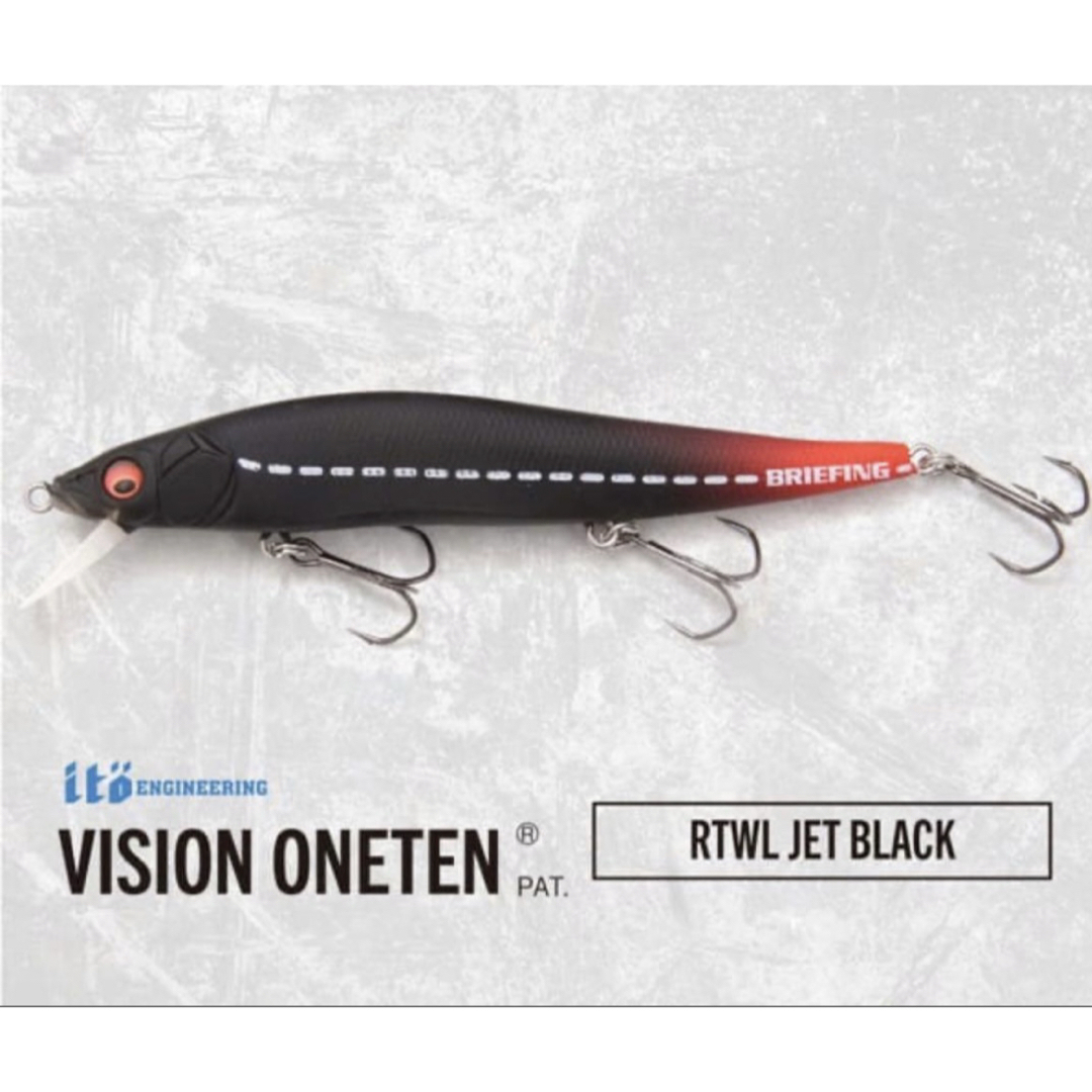ルアー・フライ Megabass VISION ONETEN RTWL JET BLACK Megabass