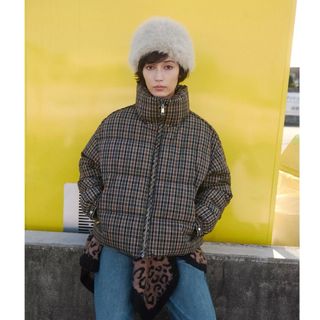 ZARA - タグ付き新品☆ZARAのチェック柄キルティングアノラック☆S
