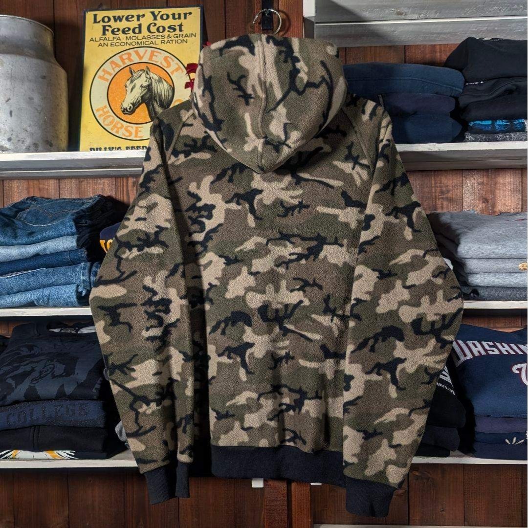 carhartt - 00s old Carhartt タイガーカモ ジップパーカー ワン