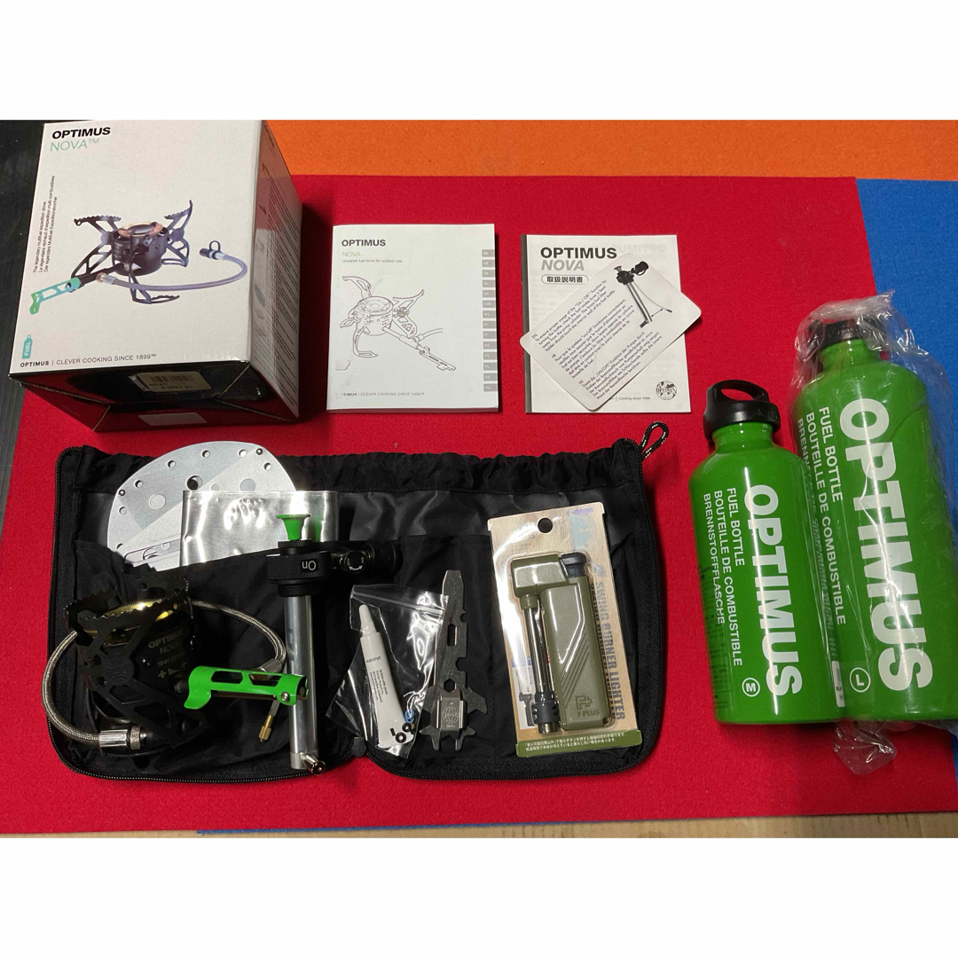 OPTIMUS NOVA ガソリン・灯油ストーブ新品未使用未点付属品多数付セット