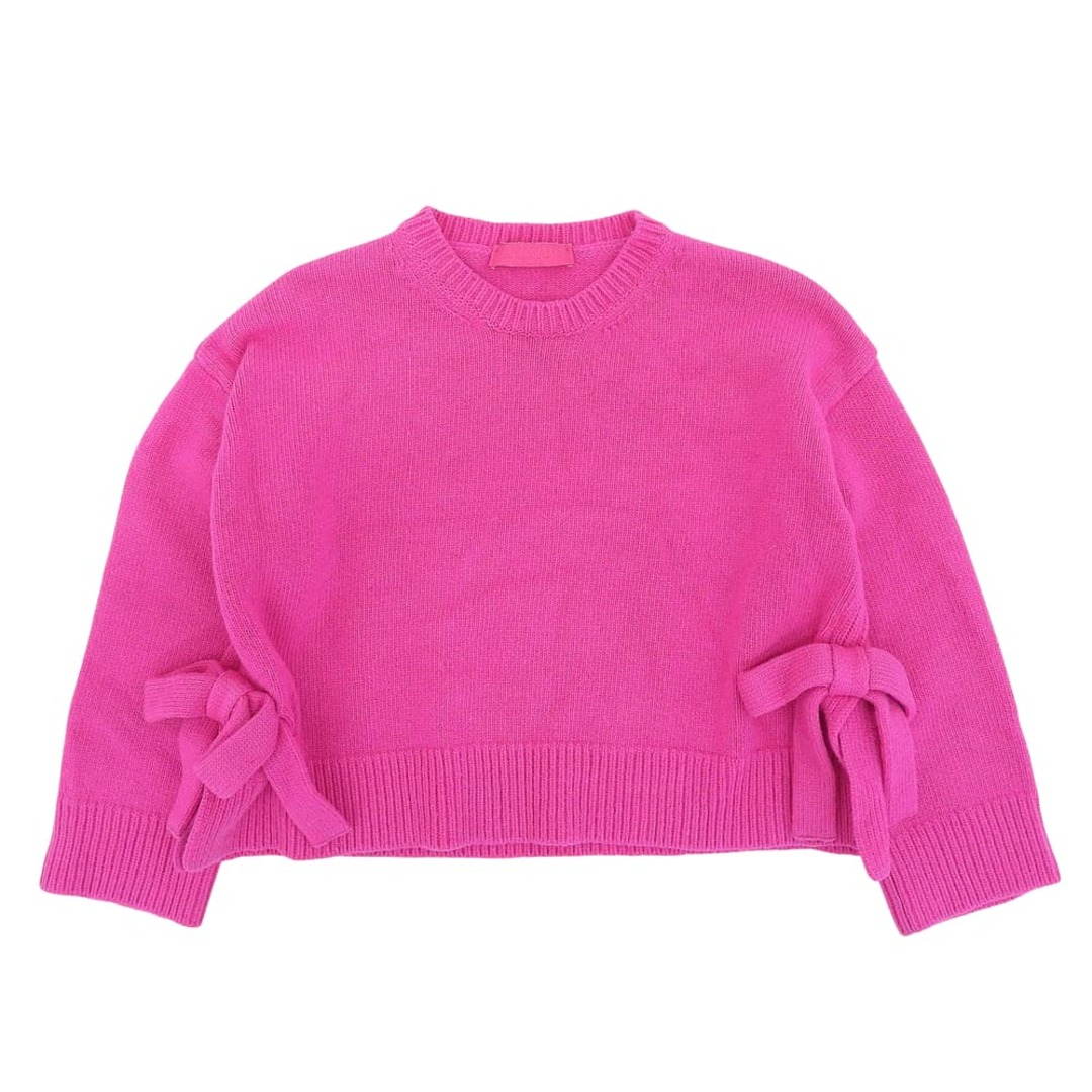 VALENTINO - ヴァレンティノ ヴァージンウール サイドリボン ニット