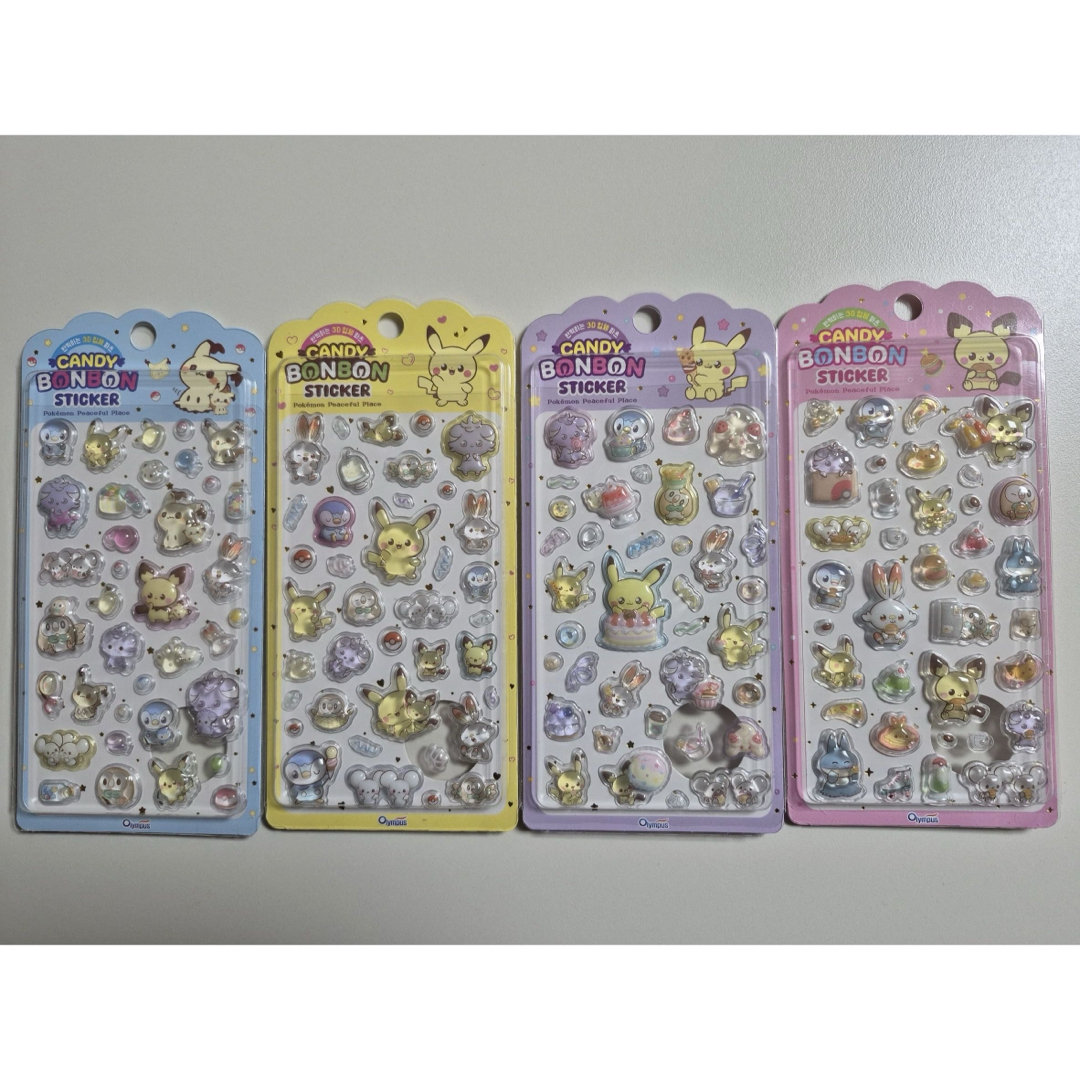 ポケモン - 正規品 ポケモン ポケピース 3D立体シール ぷくぷくシール