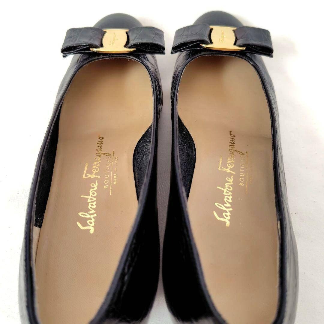 Salvatore Ferragamo - 腕利き職人のリペア済極美品箱付【フェラガモ