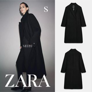 ZARA（ロングコート ・ ブラック/黒色系）のフリマアイテム一覧