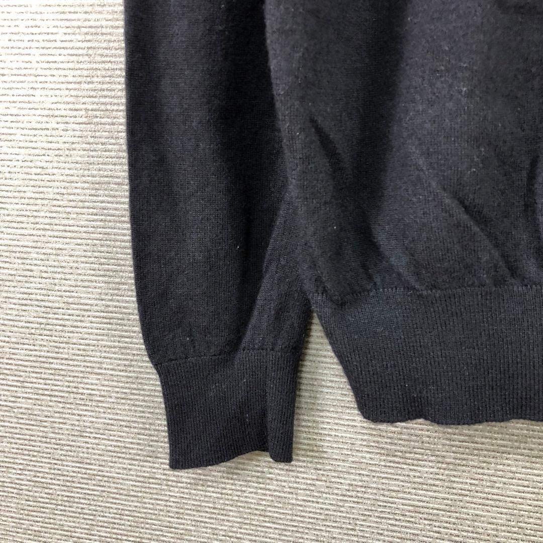 PEARLY GATES ロゴ 長袖ニット 4 ブラック