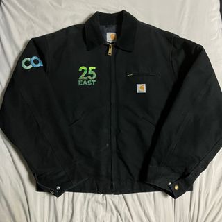 carhartt - カーハート carhart ダック 襟コーデュロイ ジャケット 黒