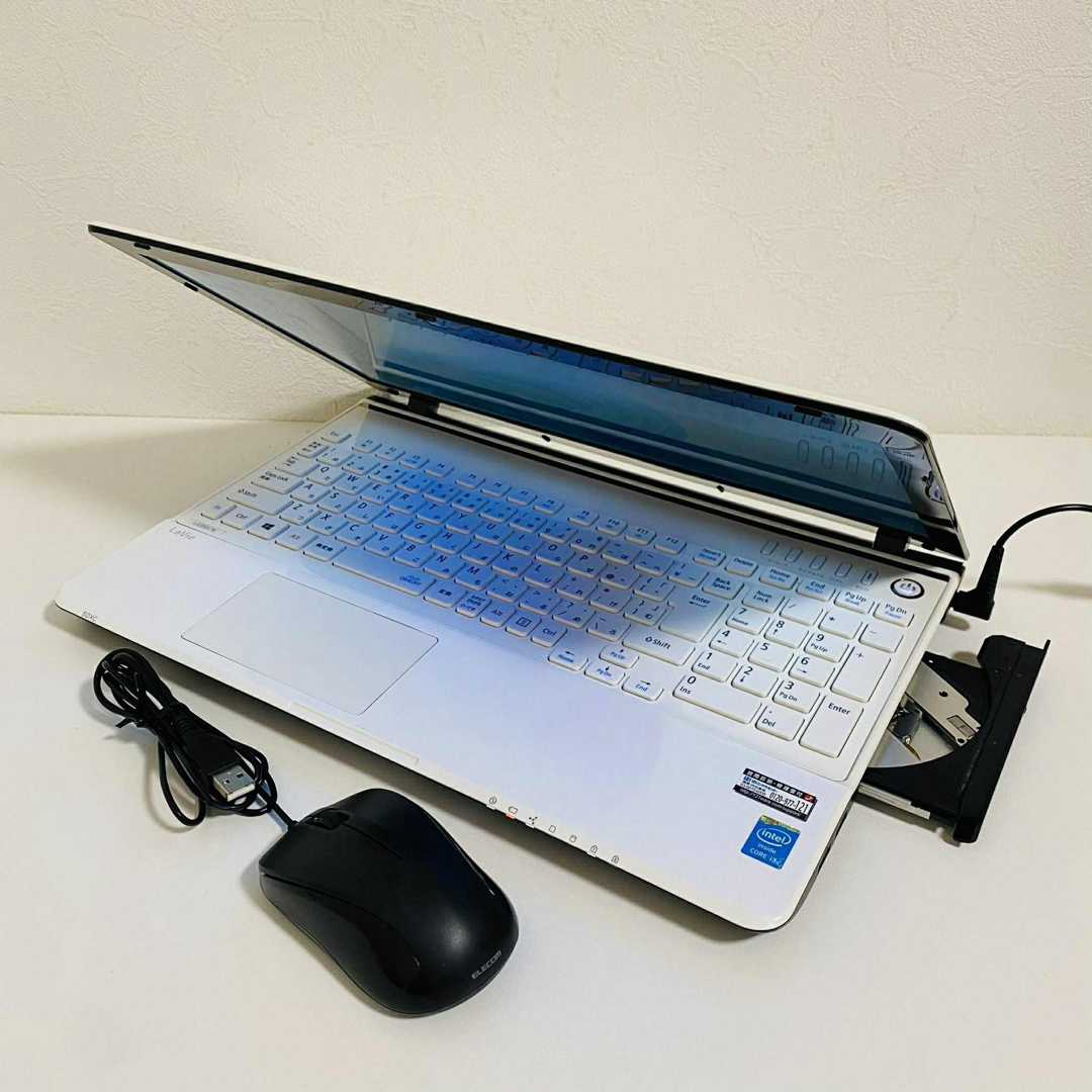 NEC - Y96 NECノートパソコンWEBカメラSSD高速Windows11オフィス付きの