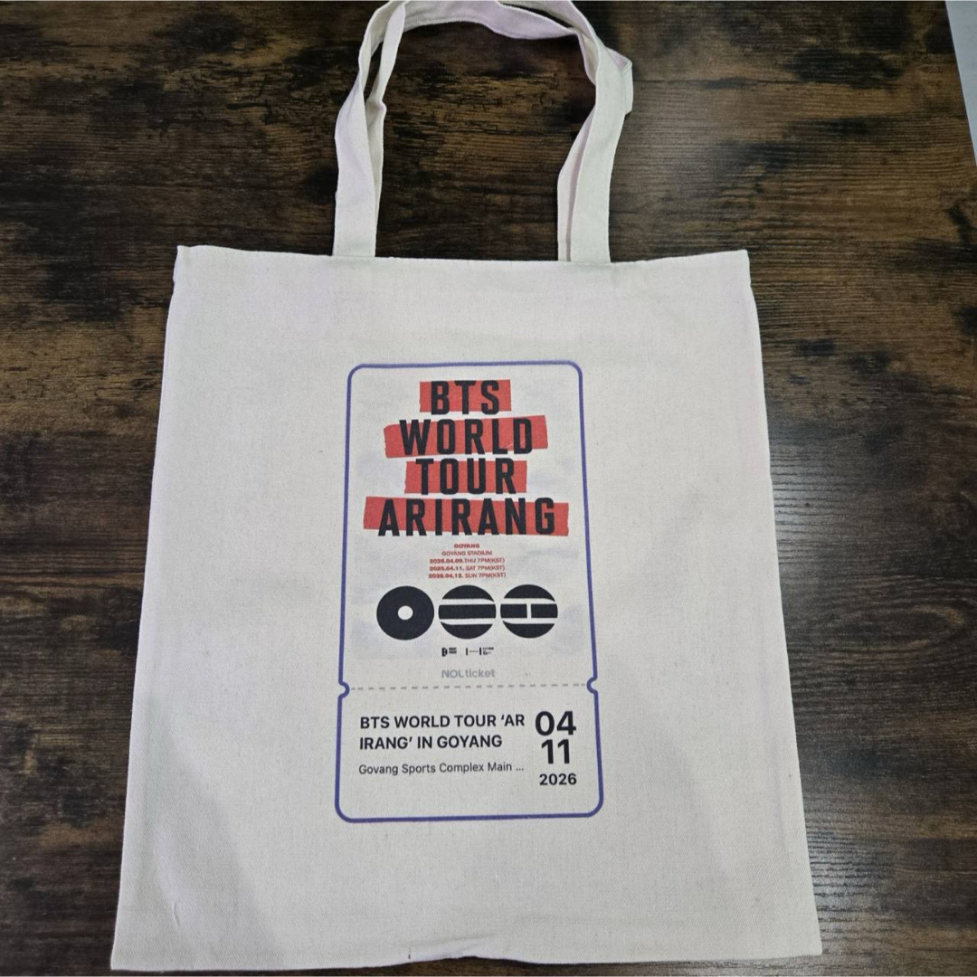 bts arirang グク テテ ジミン ジン トートバッグ ポーチ セット グク