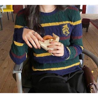 POLO RALPH LAUREN（ニット/セーター ・ グリーン・カーキ/緑色系）の