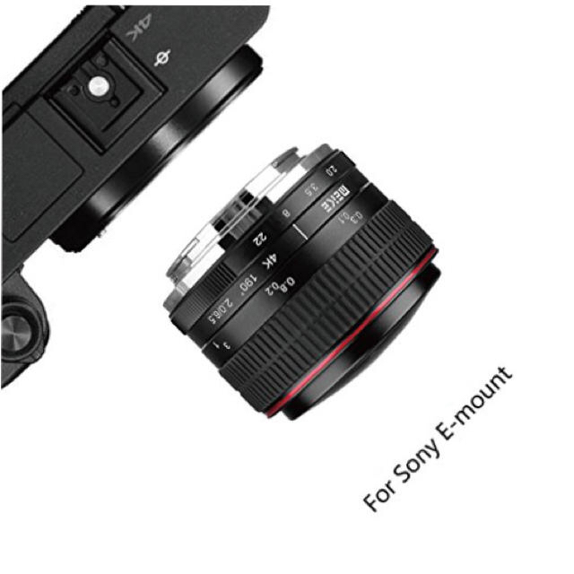 SONY ミラーレスカメラ対応！魚眼レンズ！Eマウントレンズの通販 by