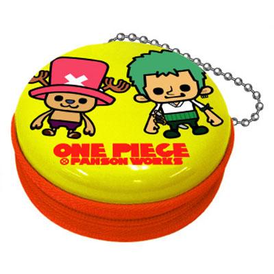 ジッパー缶 ワンピース×パンソンワークス チョッパー & ゾロ(Yellow