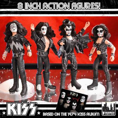KISS レトロ8インチフィギュアシリーズ2（4体セット） : KISS