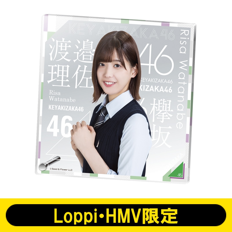 アクリルボード（渡邉理佐） 欅坂46【Loppi・HMV限定】 : 欅坂46