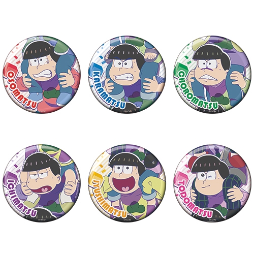 えいがのおそ松さん かたぐるま6つ子トレーディング缶バッジ(ランダム