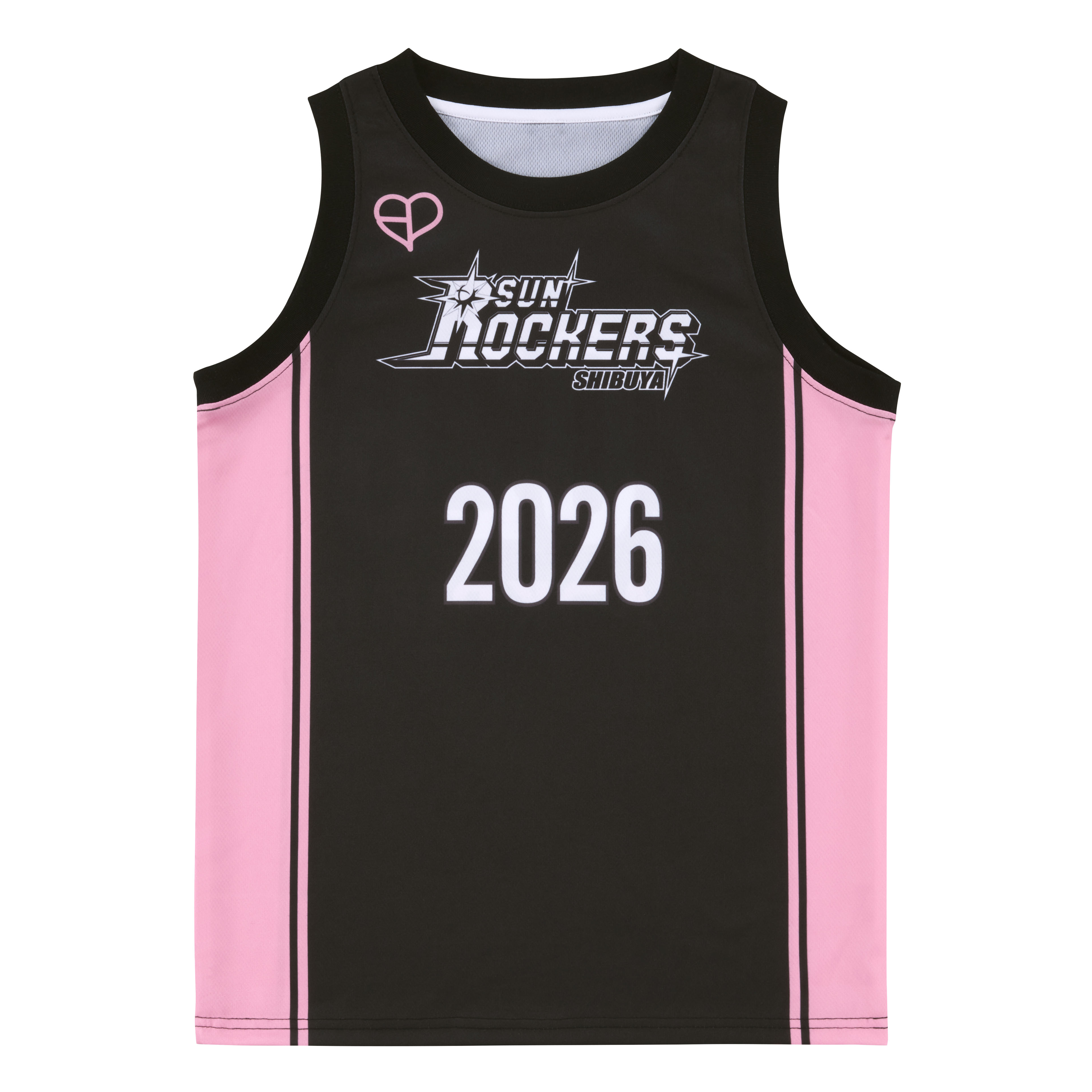BLACKPINK × SUNROCKERS バスケシャツ（BLACK）
