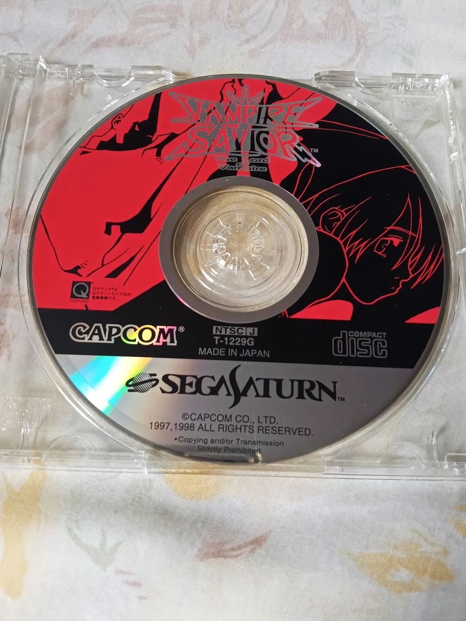 Vampire Savior (Darkstalkers 3) SEGA SATURN completo c/ cartucho