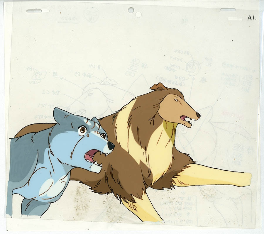 アニメ セル画 銀牙 3枚セット 当時物 銀牙～流れ星 銀～セル