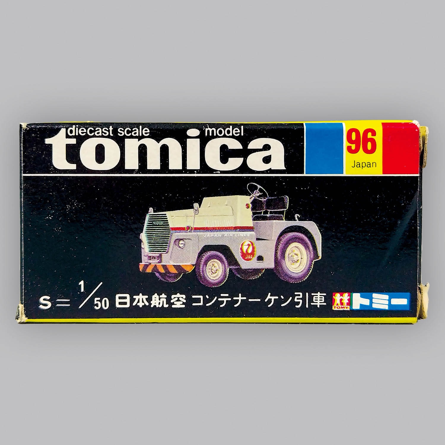 Tomica black box 96-1-10 Japan Airlines container pull truck