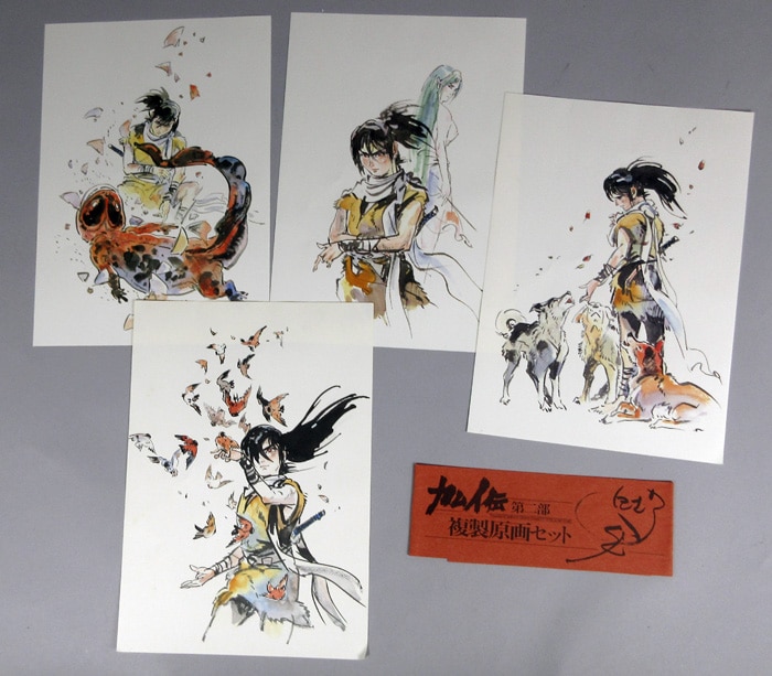 岡本鉄二 複製原画「カムイ伝 第二部」