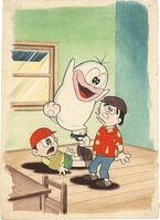 2212] 岡崎徹/村枝賢一 直筆サイン入りイラスト「仮面ライダーアマゾン」