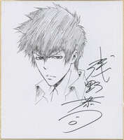 ツカモリシュウジ直筆色紙「Fate/stay night」桜