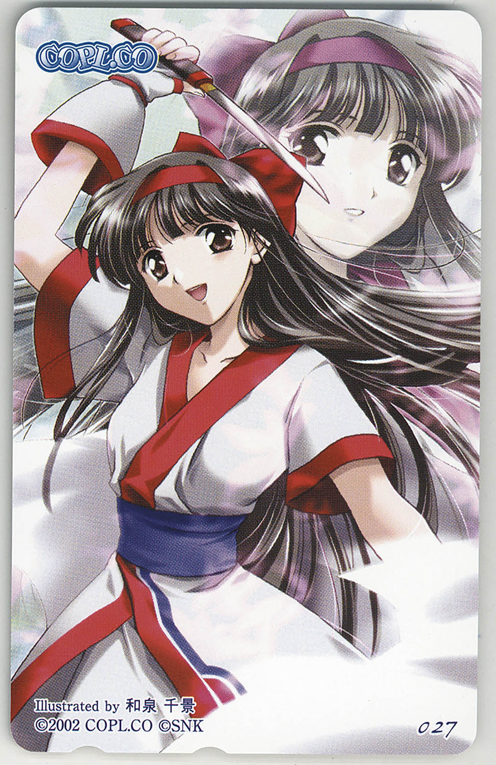 SNK サムライスピリッツ ナコルル テレカ 027