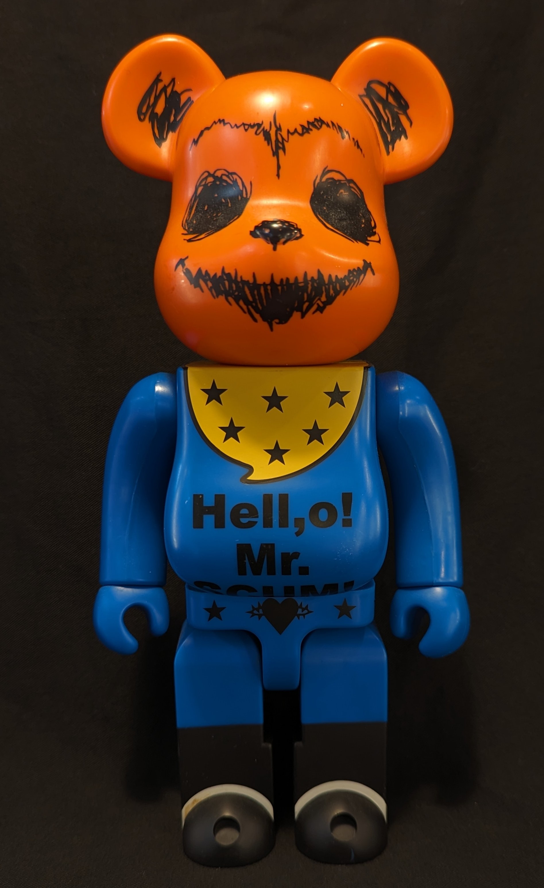 MEDICOMTOY BE@RBRICK D 400% BARKING LOVE WESTERN 2003 VALENTINE