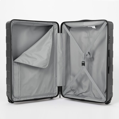 キャリーバーの高さを自由に調節できるストッパー付きハードキャリー