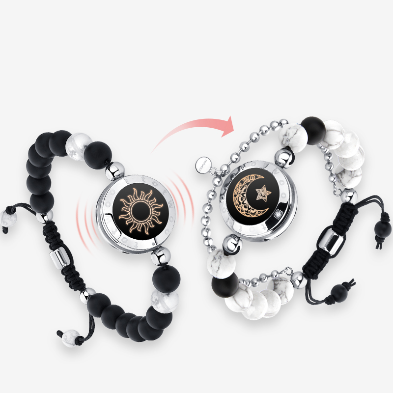 太陽と月のタッチブレスレットとマッチするビーズ