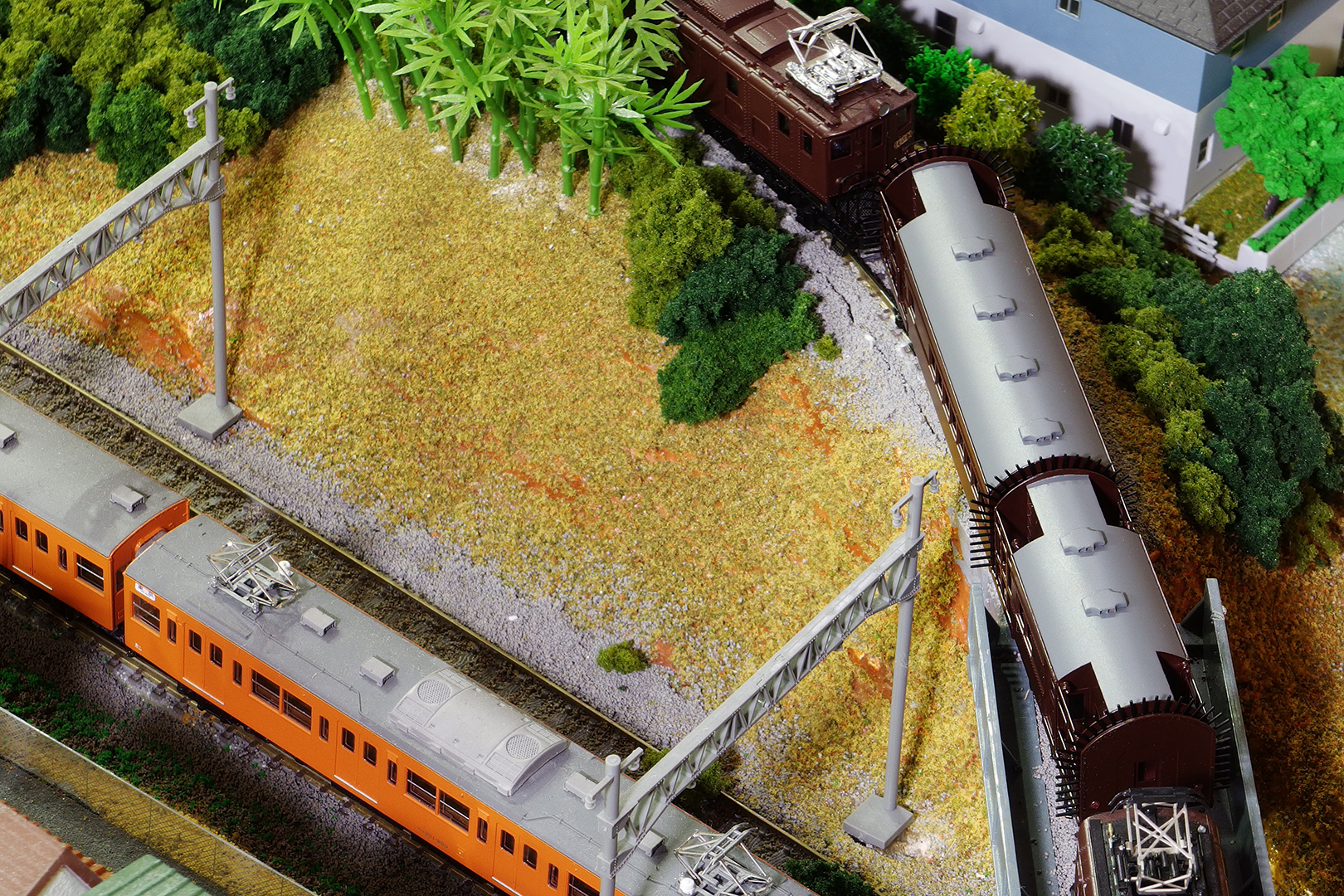 オヤ31 建築限界測定用試験車，建築限界を測定してしまう: Nゲージ立川