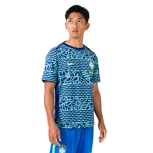 2024 ブラジル代表 アカデミープロ プレマッチトップ／サッカー