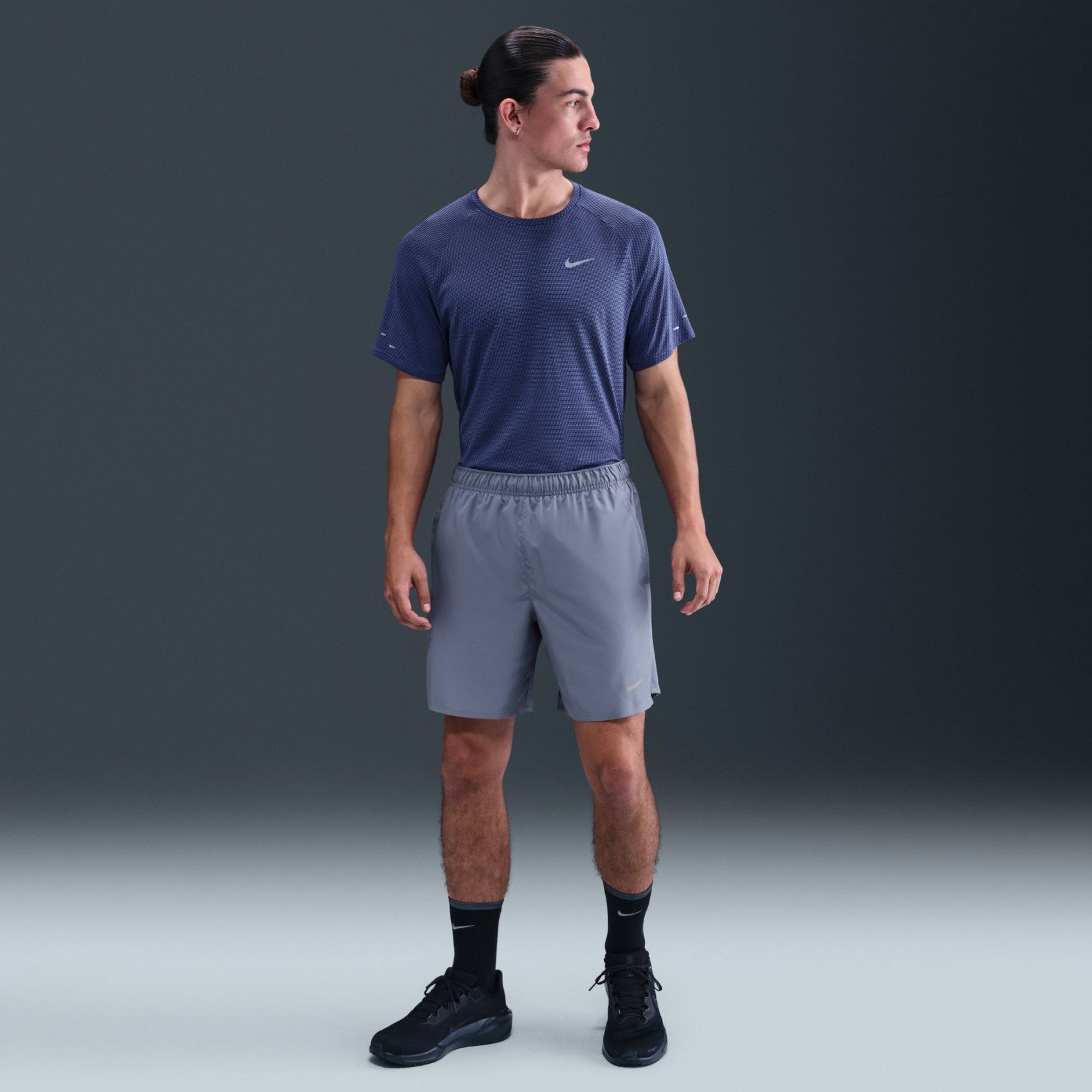 Nike Dri-FIT Challenger 7 Short Erkek Mavi Şort DV9359-499