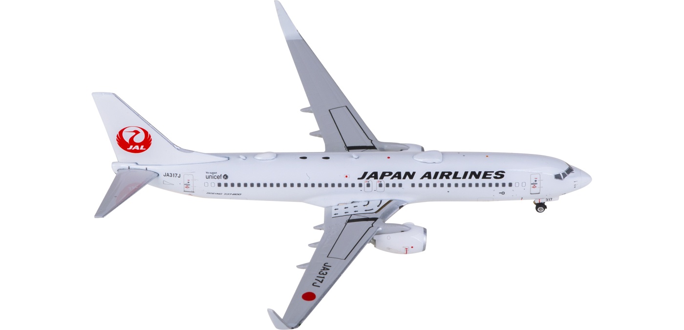 PH04643 Japan Airlines Boeing 737-800 JA317J Phoenix 1:400 -飞机