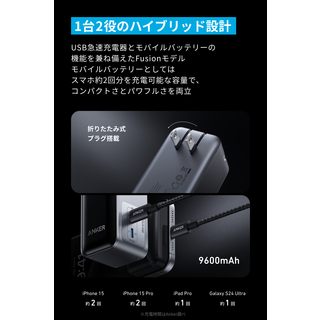 アンカー ANKER Prime Power Bank (9600mAh 65W Fusion) | V景品交換