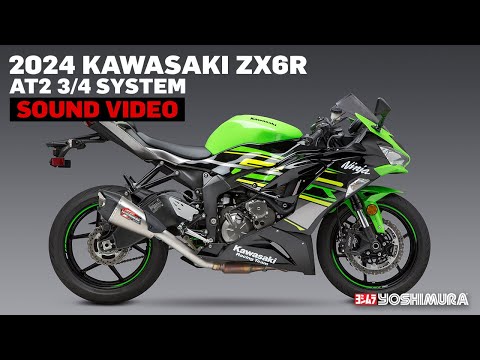 Yoshimura AT2 Slip-On Exhausts Kawasaki Ninja ZX-6R ZX636 2024