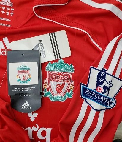 リバプール（H）07/08 長袖 トーレス＃9 +パッチ付！