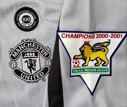 マンチェスターU（GK）01/02 バルテズ＃1 パッチ付 100周年！！