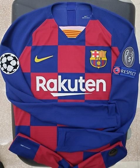FCバルセロナ（H）選手支給 長袖 19/20 UEFA CL用 グリーズマン＃17