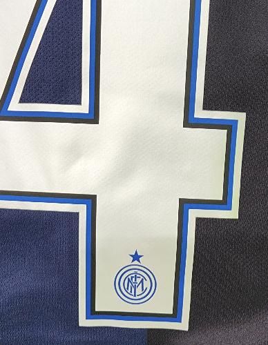 インテル（H） 13/14 J,サネッティ＃4 引退試合、金刺繍＆パッチ