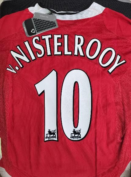 マンチェスターU（H）04/05長袖 V,ニステルローイ＃10 + EPL