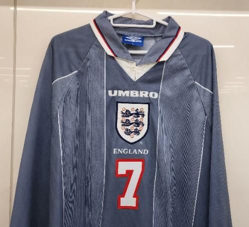 イングランド代表（A) 1996 選手支給 長袖 ベッカム＃7