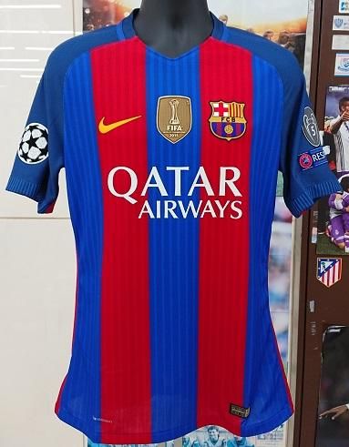 FCバルセロナ（H) 16/17 選手支給 UEFA CL用 メッシ＃10