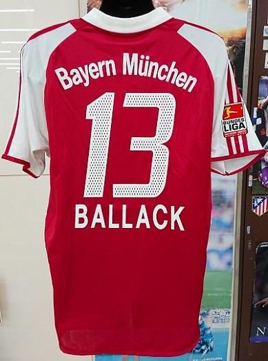 バイエルンミュンヘン（H）03/04 バラック＃13 +パッチ付。