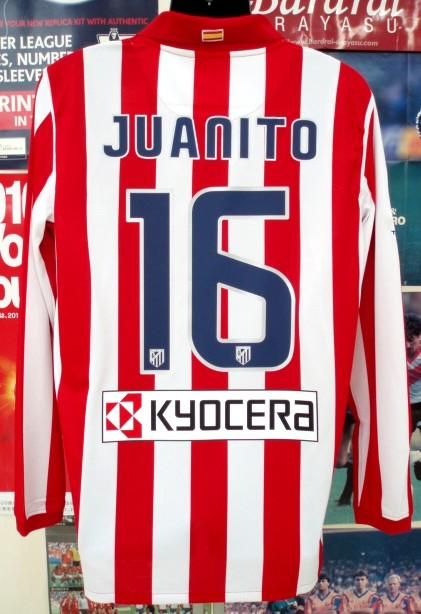 アトレティコ（H）09/10長袖JUANITO#16+京セラ - DON VALON