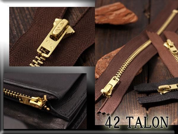 ロングウォレット用 42TALONジッパー 16．5cm 18．0cm