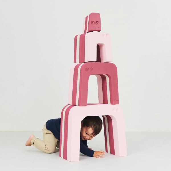 Bornelund ボーネルンド］bObles ボブルス アリクイ4個セット ブルー