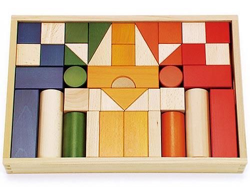 Bornelund ボーネルンド］オリジナル積み木 カラー - 木のおもちゃ