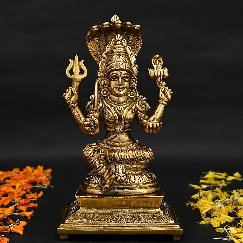 マーリアンマン女神像（真鍮製）（受注製作） - スピリチュアルインド