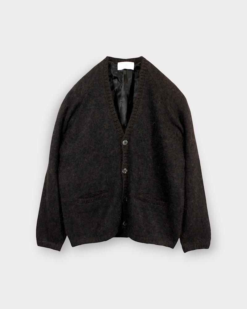 SUGARHILL MOHAIR CARDIGAN(BLACK × BROWN)｜シュガーヒル モヘア