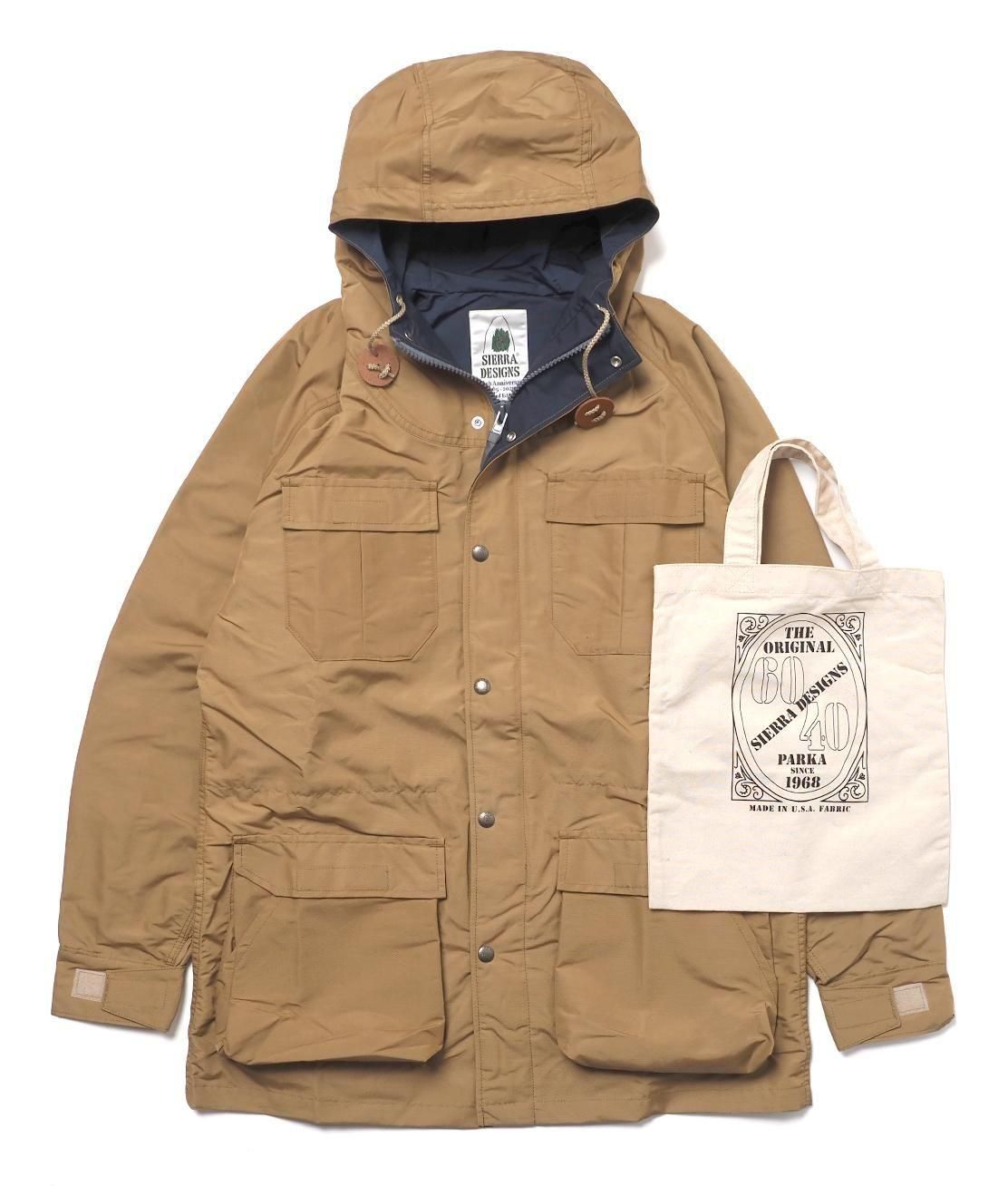 SIERRA DESIGNS】531003 60th Anniv. MOUNTAIN PARKA - TAN/MIDNIGHT